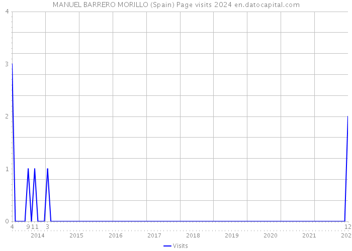 MANUEL BARRERO MORILLO (Spain) Page visits 2024 