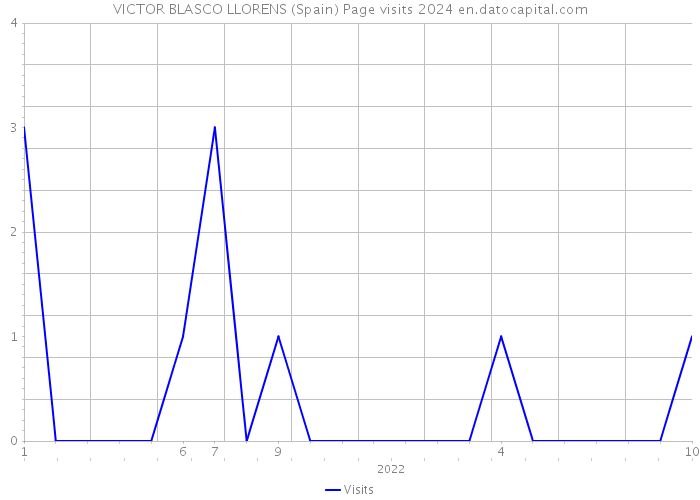 VICTOR BLASCO LLORENS (Spain) Page visits 2024 