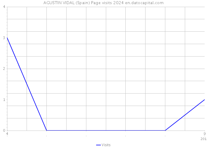 AGUSTIN VIDAL (Spain) Page visits 2024 