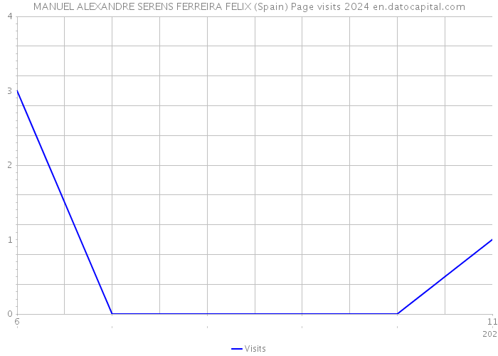 MANUEL ALEXANDRE SERENS FERREIRA FELIX (Spain) Page visits 2024 