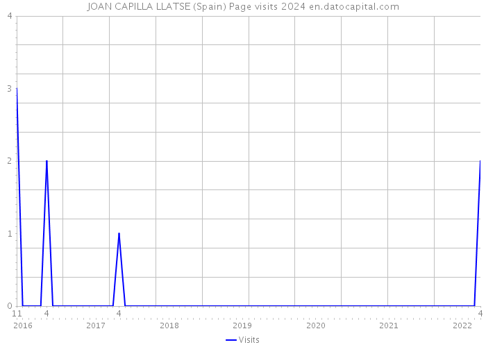 JOAN CAPILLA LLATSE (Spain) Page visits 2024 