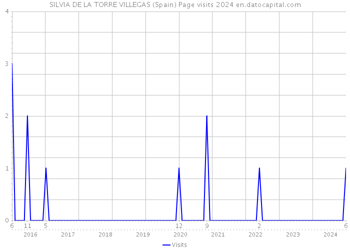 SILVIA DE LA TORRE VILLEGAS (Spain) Page visits 2024 