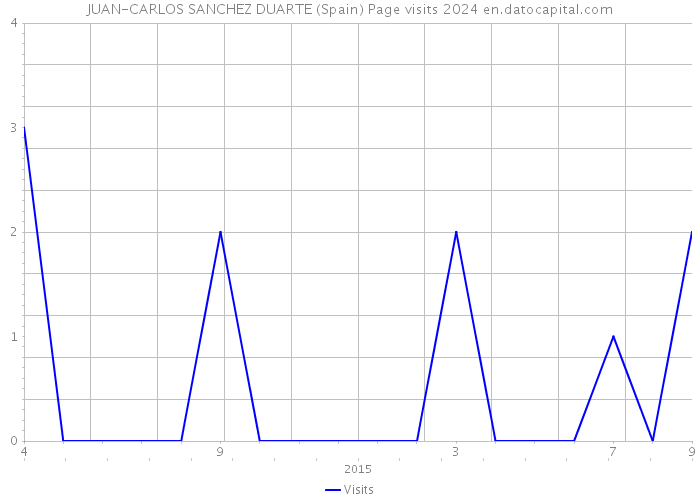 JUAN-CARLOS SANCHEZ DUARTE (Spain) Page visits 2024 