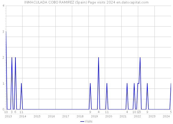 INMACULADA COBO RAMIREZ (Spain) Page visits 2024 