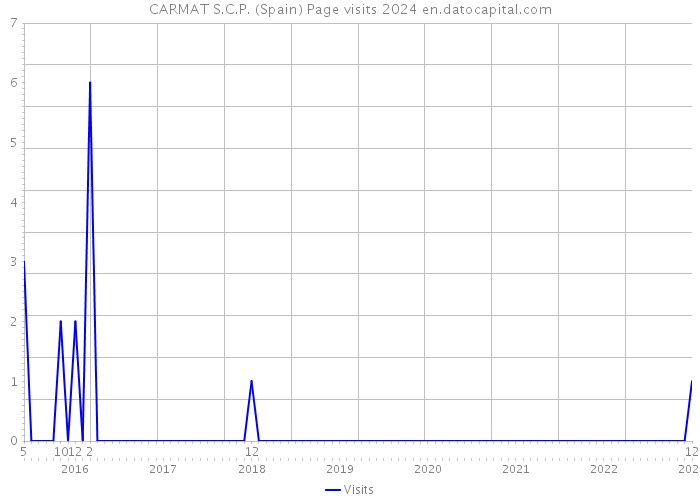 CARMAT S.C.P. (Spain) Page visits 2024 