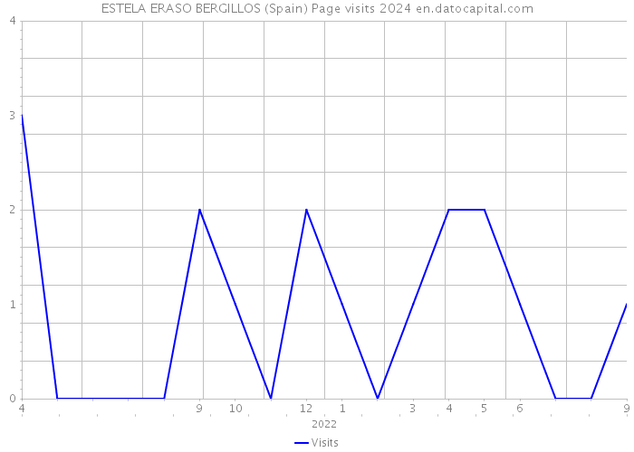 ESTELA ERASO BERGILLOS (Spain) Page visits 2024 