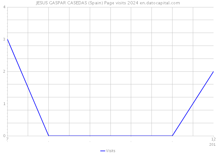 JESUS GASPAR CASEDAS (Spain) Page visits 2024 