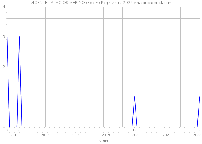 VICENTE PALACIOS MERINO (Spain) Page visits 2024 