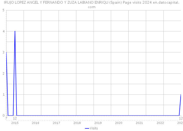 IRUJO LOPEZ ANGEL Y FERNANDO Y ZUZA LABIANO ENRIQU (Spain) Page visits 2024 