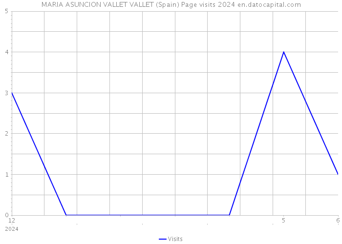 MARIA ASUNCION VALLET VALLET (Spain) Page visits 2024 