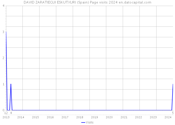 DAVID ZARATIEGUI ESKUTXURI (Spain) Page visits 2024 