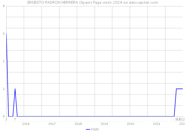 ERNESTO PADRON HERRERA (Spain) Page visits 2024 