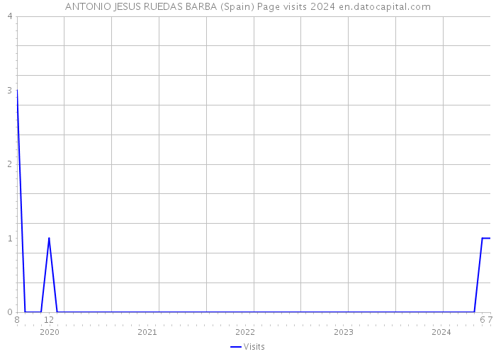 ANTONIO JESUS RUEDAS BARBA (Spain) Page visits 2024 