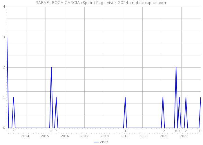 RAFAEL ROCA GARCIA (Spain) Page visits 2024 