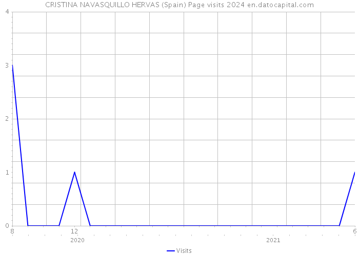 CRISTINA NAVASQUILLO HERVAS (Spain) Page visits 2024 