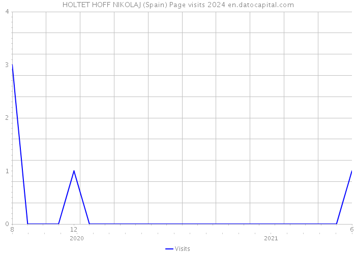 HOLTET HOFF NIKOLAJ (Spain) Page visits 2024 