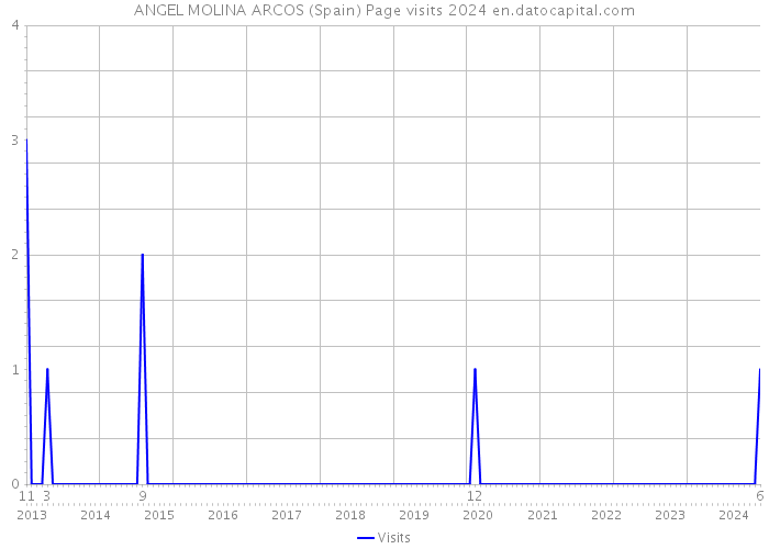 ANGEL MOLINA ARCOS (Spain) Page visits 2024 