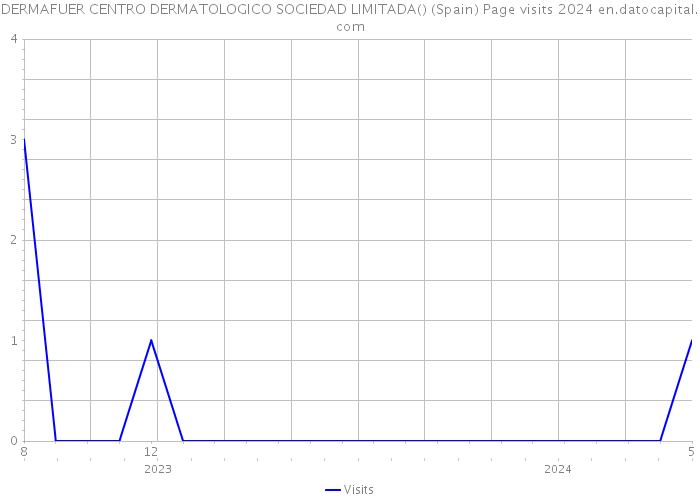 DERMAFUER CENTRO DERMATOLOGICO SOCIEDAD LIMITADA() (Spain) Page visits 2024 