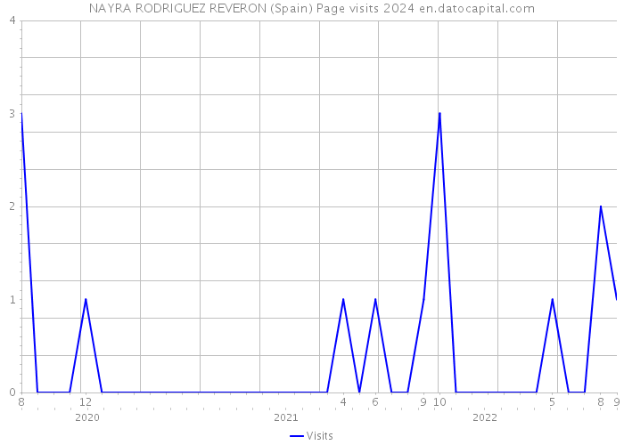 NAYRA RODRIGUEZ REVERON (Spain) Page visits 2024 