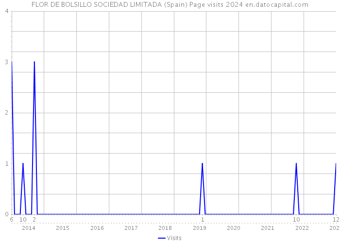 FLOR DE BOLSILLO SOCIEDAD LIMITADA (Spain) Page visits 2024 