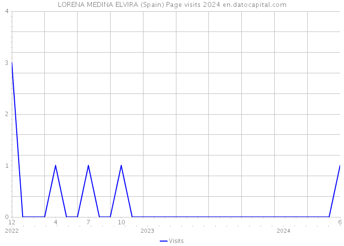 LORENA MEDINA ELVIRA (Spain) Page visits 2024 