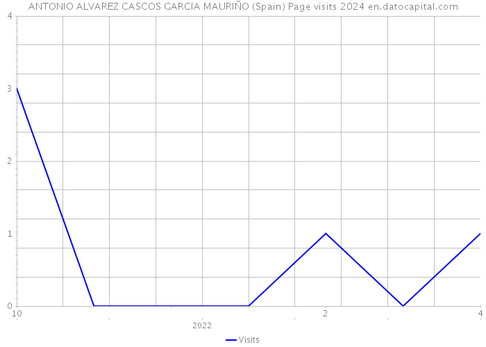 ANTONIO ALVAREZ CASCOS GARCIA MAURIÑO (Spain) Page visits 2024 
