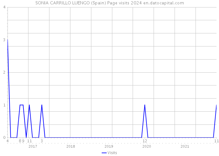 SONIA CARRILLO LUENGO (Spain) Page visits 2024 