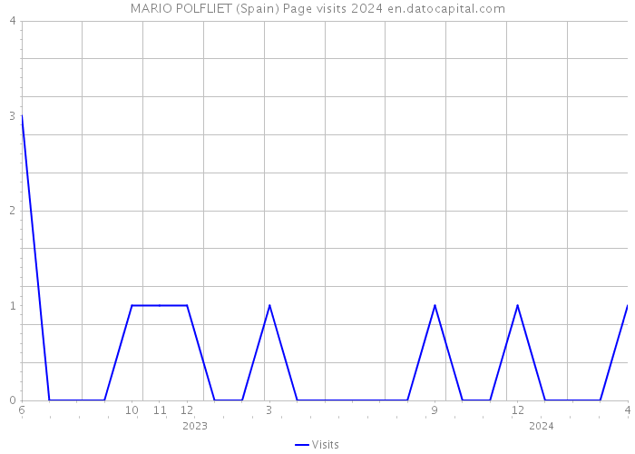 MARIO POLFLIET (Spain) Page visits 2024 