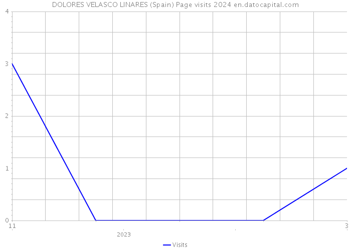 DOLORES VELASCO LINARES (Spain) Page visits 2024 
