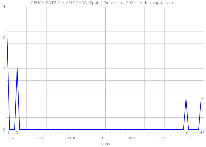 CEUCA PATRICIA ANISOARA (Spain) Page visits 2024 