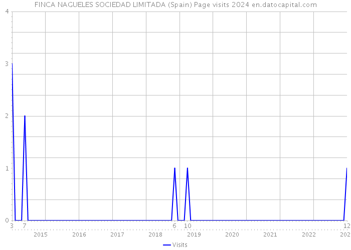 FINCA NAGUELES SOCIEDAD LIMITADA (Spain) Page visits 2024 