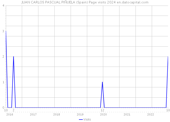 JUAN CARLOS PASCUAL PIÑUELA (Spain) Page visits 2024 