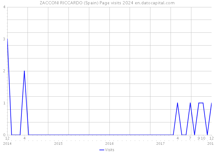 ZACCONI RICCARDO (Spain) Page visits 2024 