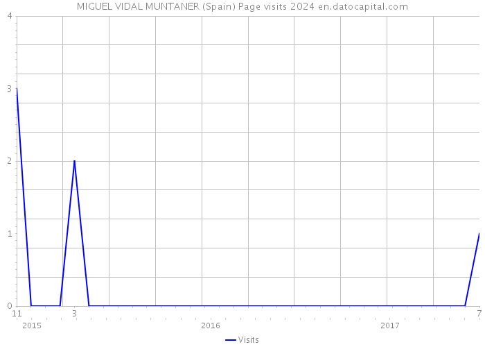 MIGUEL VIDAL MUNTANER (Spain) Page visits 2024 