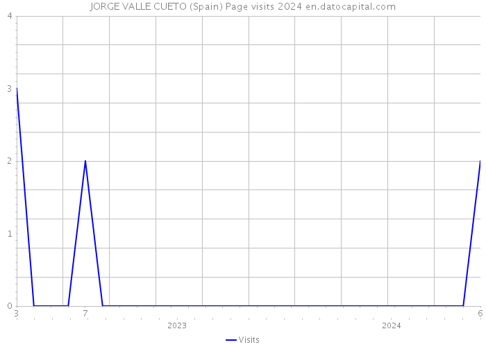 JORGE VALLE CUETO (Spain) Page visits 2024 