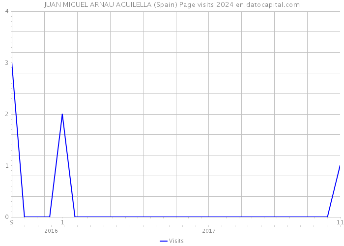JUAN MIGUEL ARNAU AGUILELLA (Spain) Page visits 2024 