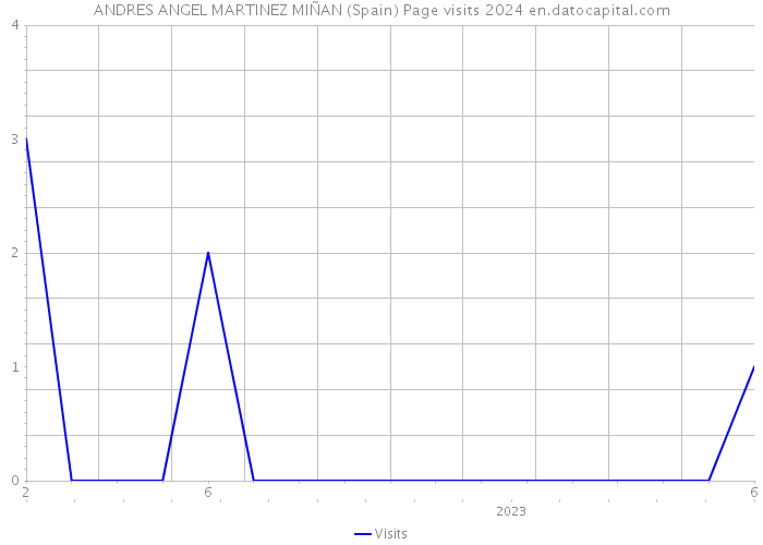 ANDRES ANGEL MARTINEZ MIÑAN (Spain) Page visits 2024 