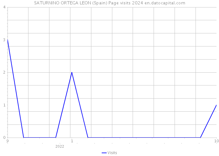 SATURNINO ORTEGA LEON (Spain) Page visits 2024 