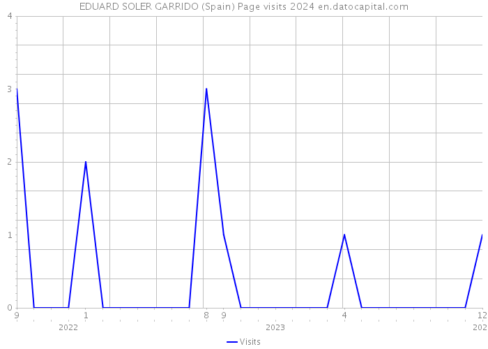 EDUARD SOLER GARRIDO (Spain) Page visits 2024 