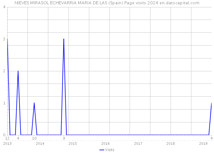 NIEVES MIRASOL ECHEVARRIA MARIA DE LAS (Spain) Page visits 2024 