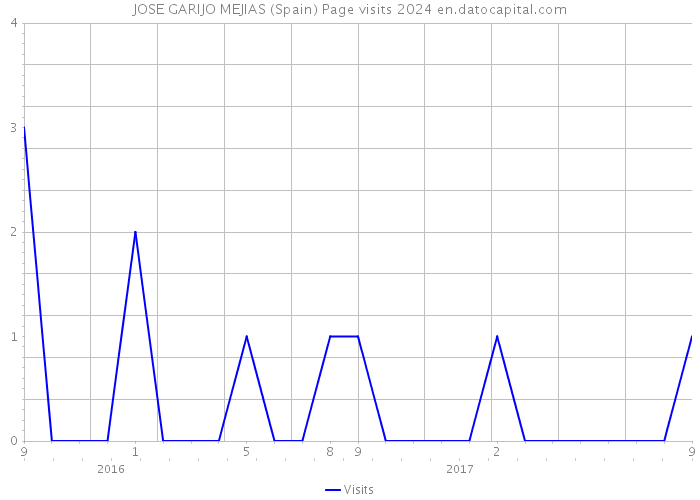 JOSE GARIJO MEJIAS (Spain) Page visits 2024 