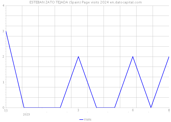 ESTEBAN ZATO TEJADA (Spain) Page visits 2024 