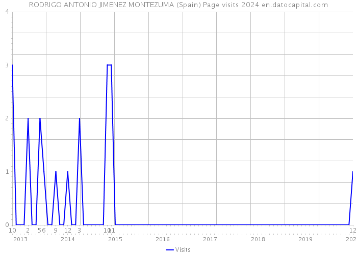 RODRIGO ANTONIO JIMENEZ MONTEZUMA (Spain) Page visits 2024 
