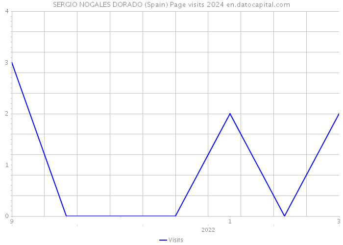 SERGIO NOGALES DORADO (Spain) Page visits 2024 