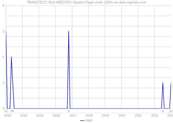 FRANCISCO VILA MEIZOSO (Spain) Page visits 2024 