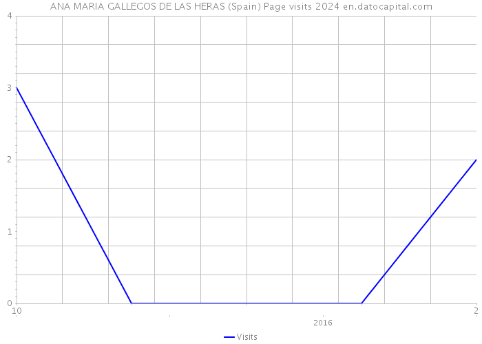 ANA MARIA GALLEGOS DE LAS HERAS (Spain) Page visits 2024 