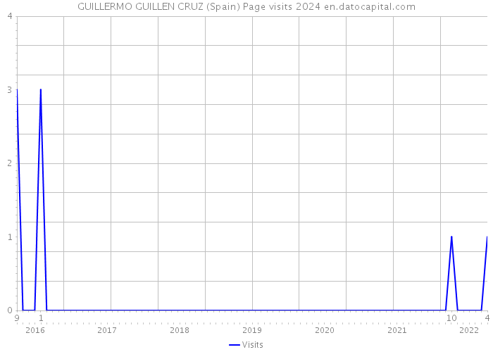 GUILLERMO GUILLEN CRUZ (Spain) Page visits 2024 
