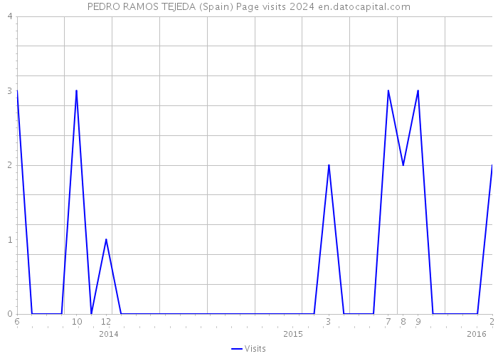 PEDRO RAMOS TEJEDA (Spain) Page visits 2024 