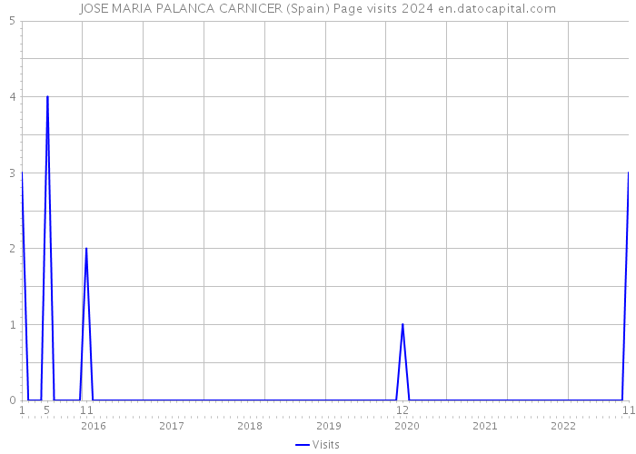JOSE MARIA PALANCA CARNICER (Spain) Page visits 2024 