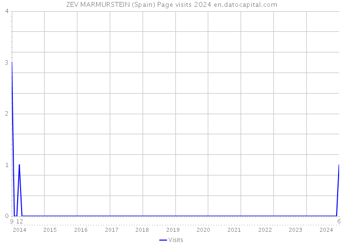 ZEV MARMURSTEIN (Spain) Page visits 2024 